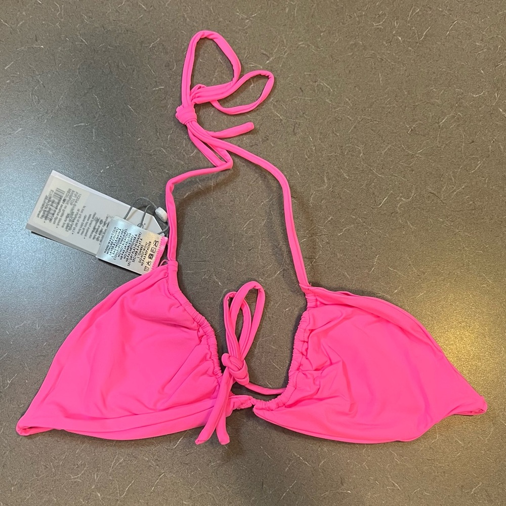 Peixoto Fifi Bikini Top Pink Womens Medium NWT